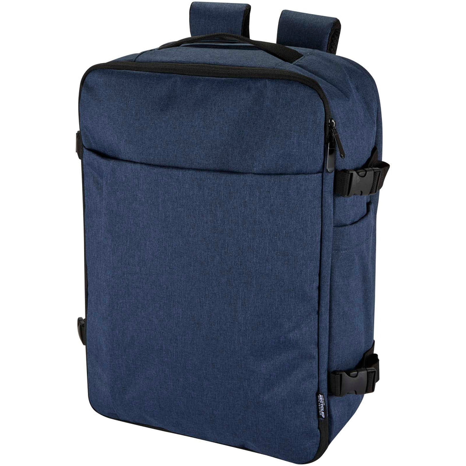 Zaino per portatile da 17" con ruote in materiale riciclato certificato GRS Libra - 15L personalizzato con logo - Pubblienne