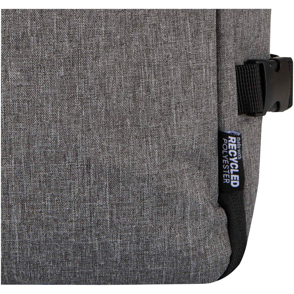Zaino per portatile da 17" con ruote in materiale riciclato certificato GRS Libra - 15L personalizzato con logo - Pubblienne
