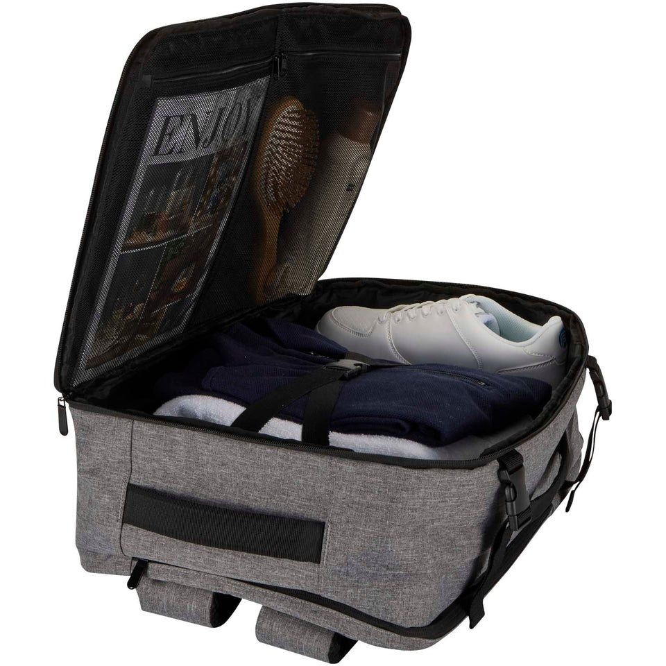 Zaino per portatile da 17" con ruote in materiale riciclato certificato GRS Libra - 15L personalizzato con logo - Pubblienne