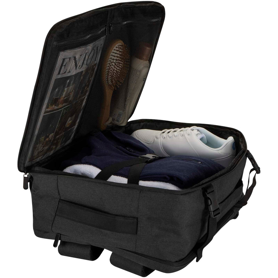 Zaino per portatile da 17" con ruote in materiale riciclato certificato GRS Libra - 15L personalizzato con logo - Pubblienne