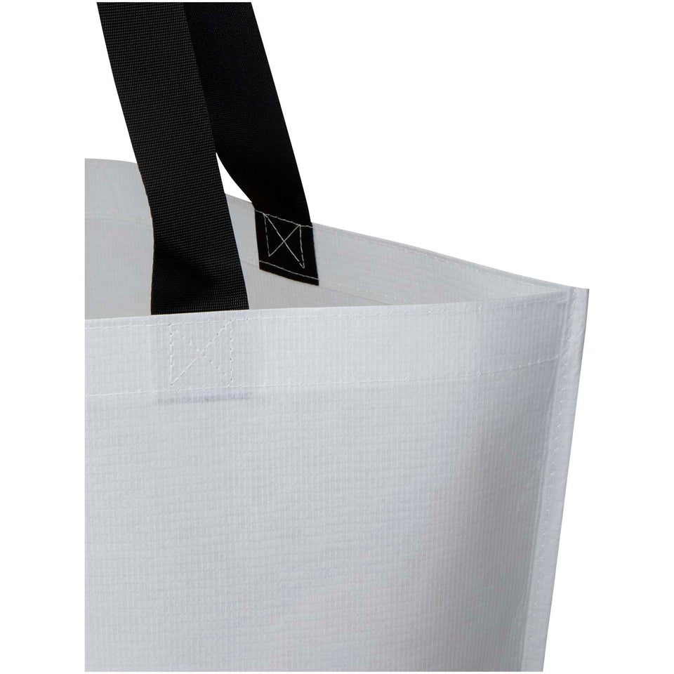 Tote bag oversize in tessuto doppio laminato riciclato certificato GRS Duo - 30L personalizzato con logo - Pubblienne