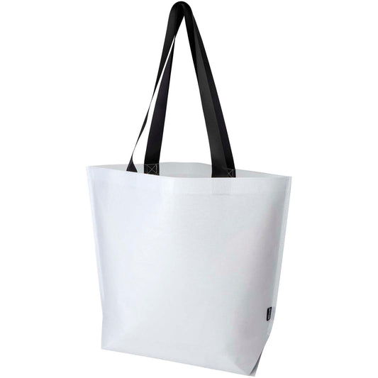 Tote bag oversize in tessuto doppio laminato riciclato certificato GRS Duo - 30L personalizzato con logo - Pubblienne