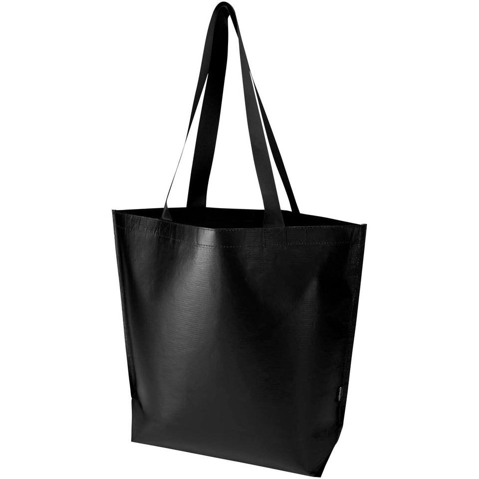 Tote bag oversize in tessuto doppio laminato riciclato certificato GRS Duo - 30L personalizzato con logo - Pubblienne