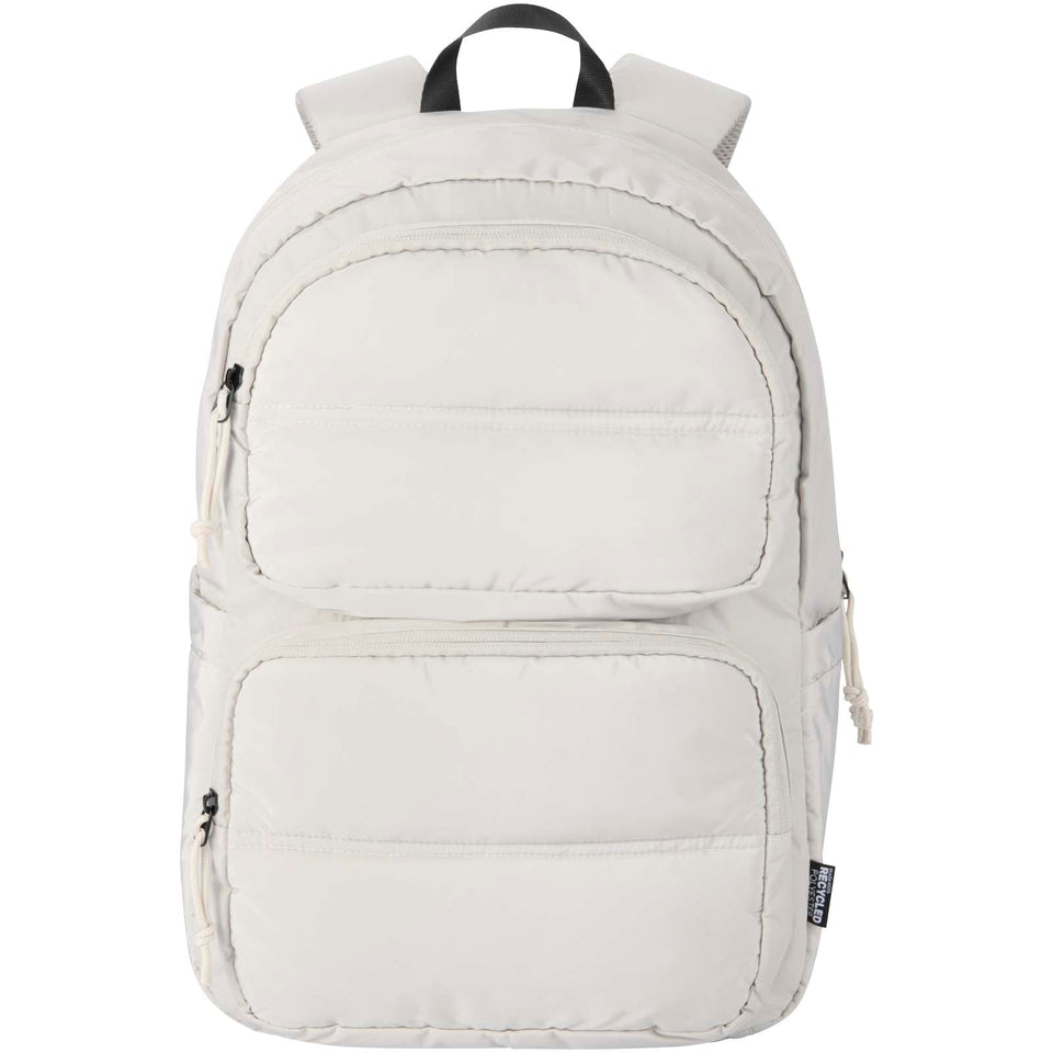 Zaino per portatile da 15,6" in materiale riciclato certificato GRS da Puffer - 18L personalizzato con logo - Pubblienne