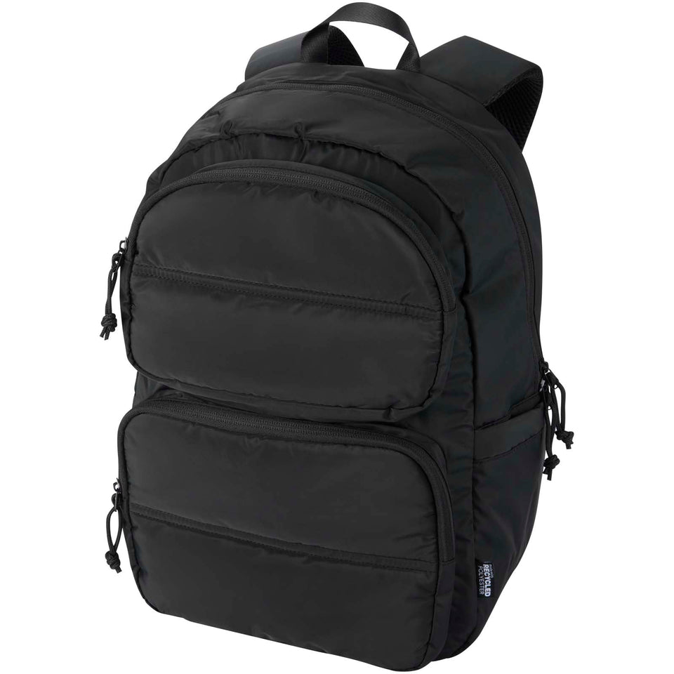 Zaino per portatile da 15,6" in materiale riciclato certificato GRS da Puffer - 18L personalizzato con logo - Pubblienne