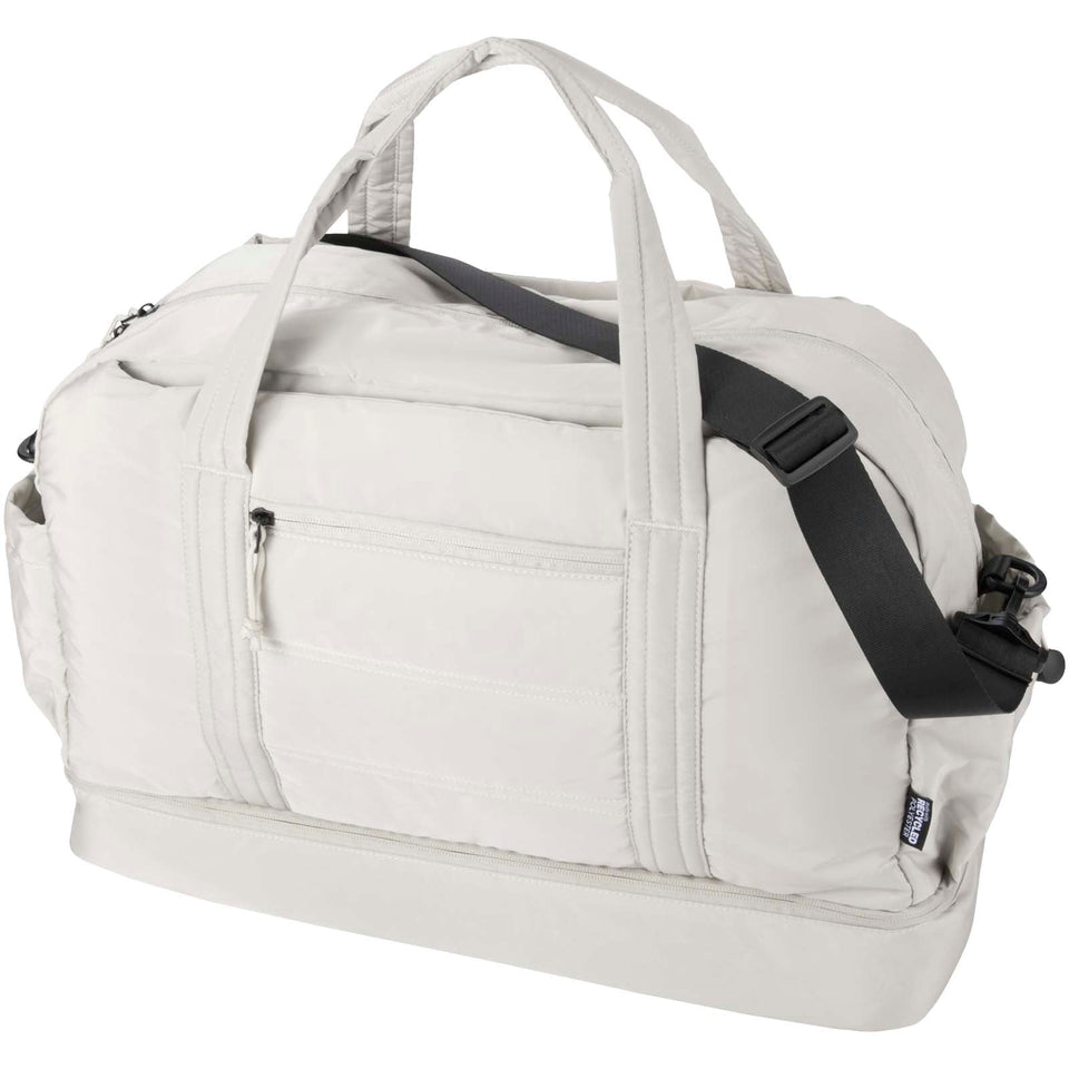 Borsone con fondo isolato in materiale riciclato certificato GRS Puffer - 30L personalizzato con logo - Pubblienne