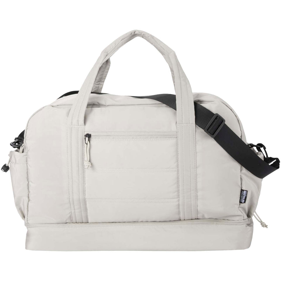 Borsone con fondo isolato in materiale riciclato certificato GRS Puffer - 30L personalizzato con logo - Pubblienne