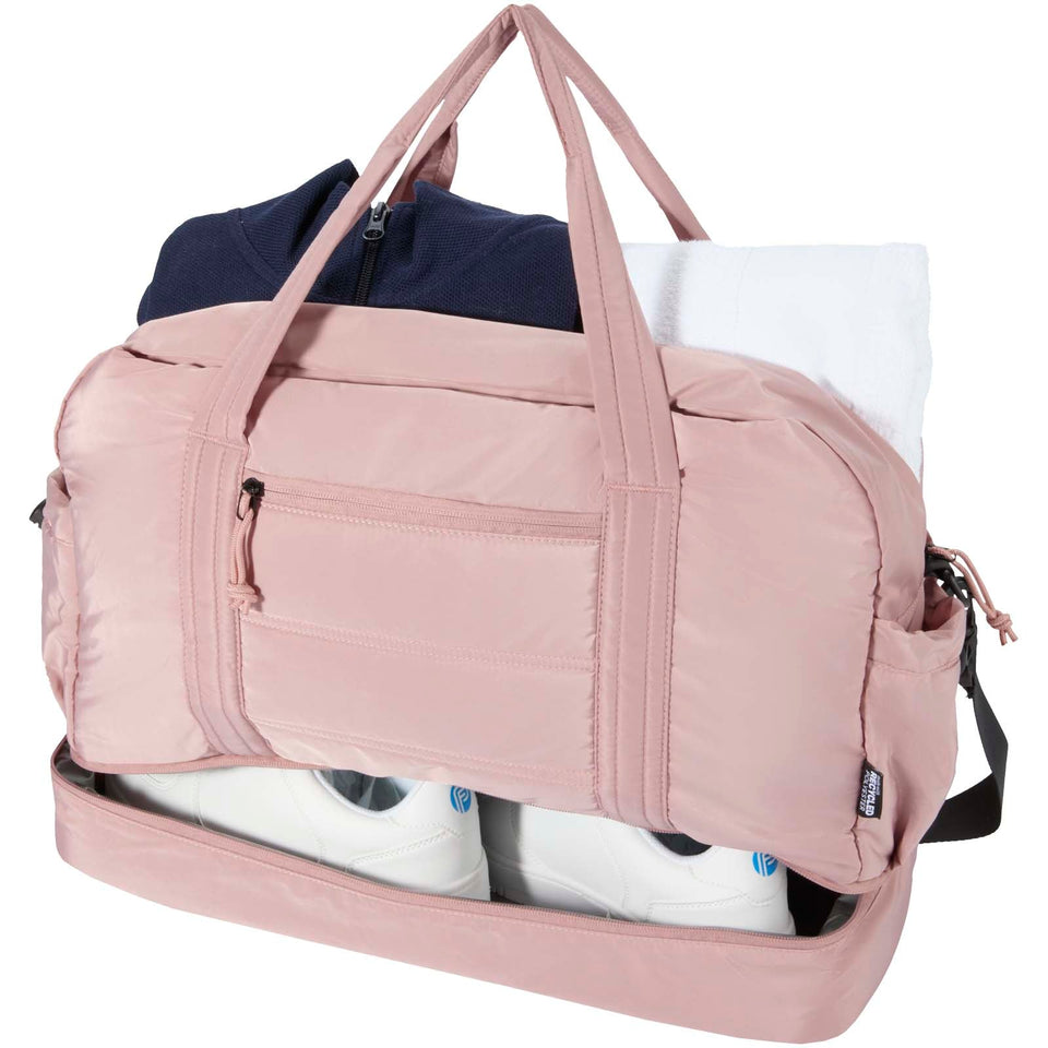 Borsone con fondo isolato in materiale riciclato certificato GRS Puffer - 30L personalizzato con logo - Pubblienne