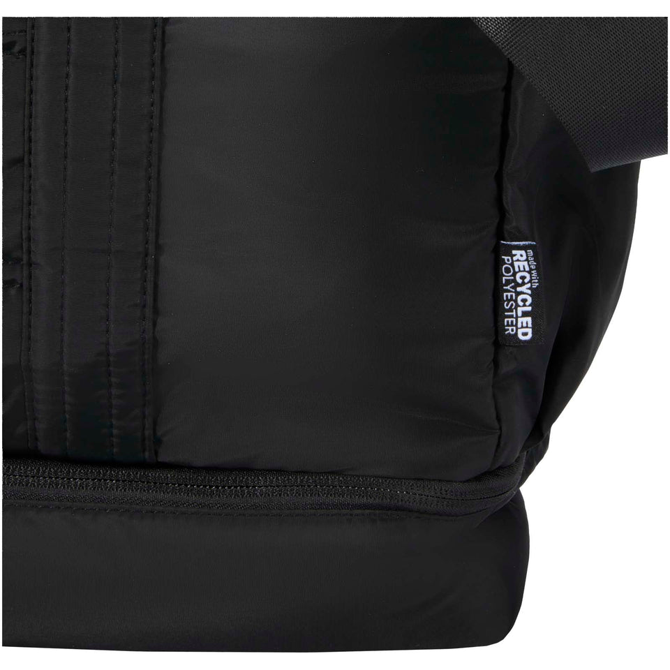 Borsone con fondo isolato in materiale riciclato certificato GRS Puffer - 30L personalizzato con logo - Pubblienne