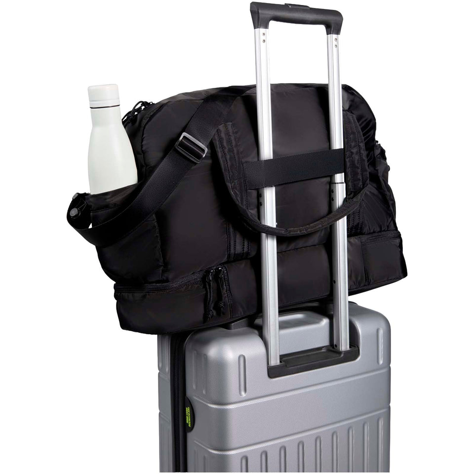 Borsone con fondo isolato in materiale riciclato certificato GRS Puffer - 30L personalizzato con logo - Pubblienne
