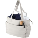 Tote bag per portatile da 15,6" in materiale riciclato certificato GRS Puffer - 18L personalizzato con logo - Pubblienne