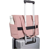 Tote bag per portatile da 15,6" in materiale riciclato certificato GRS Puffer - 18L personalizzato con logo - Pubblienne