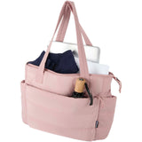 Tote bag per portatile da 15,6" in materiale riciclato certificato GRS Puffer - 18L personalizzato con logo - Pubblienne
