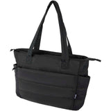 Tote bag per portatile da 15,6" in materiale riciclato certificato GRS Puffer - 18L personalizzato con logo - Pubblienne