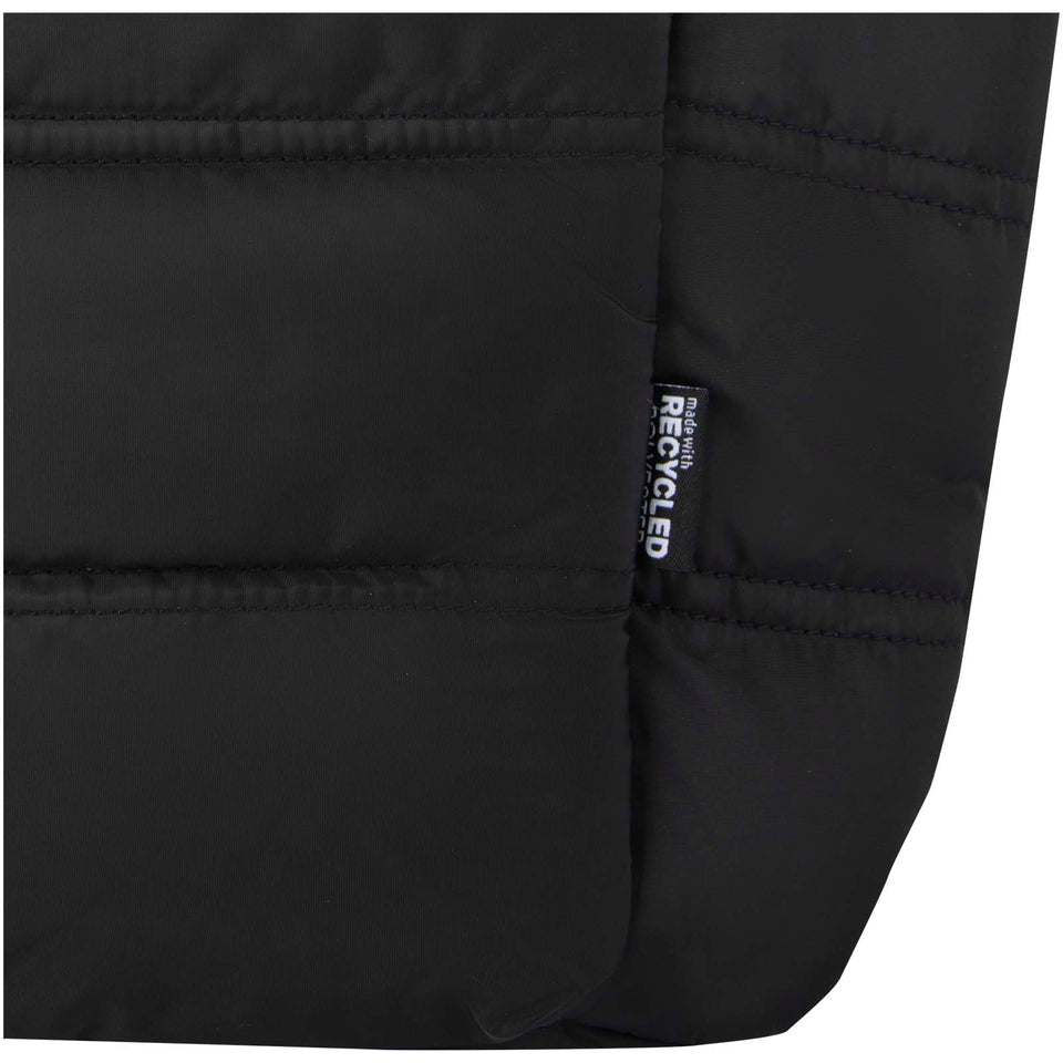 Tote bag per portatile da 15,6" in materiale riciclato certificato GRS Puffer - 18L personalizzato con logo - Pubblienne