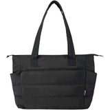 Tote bag per portatile da 15,6" in materiale riciclato certificato GRS Puffer - 18L personalizzato con logo - Pubblienne