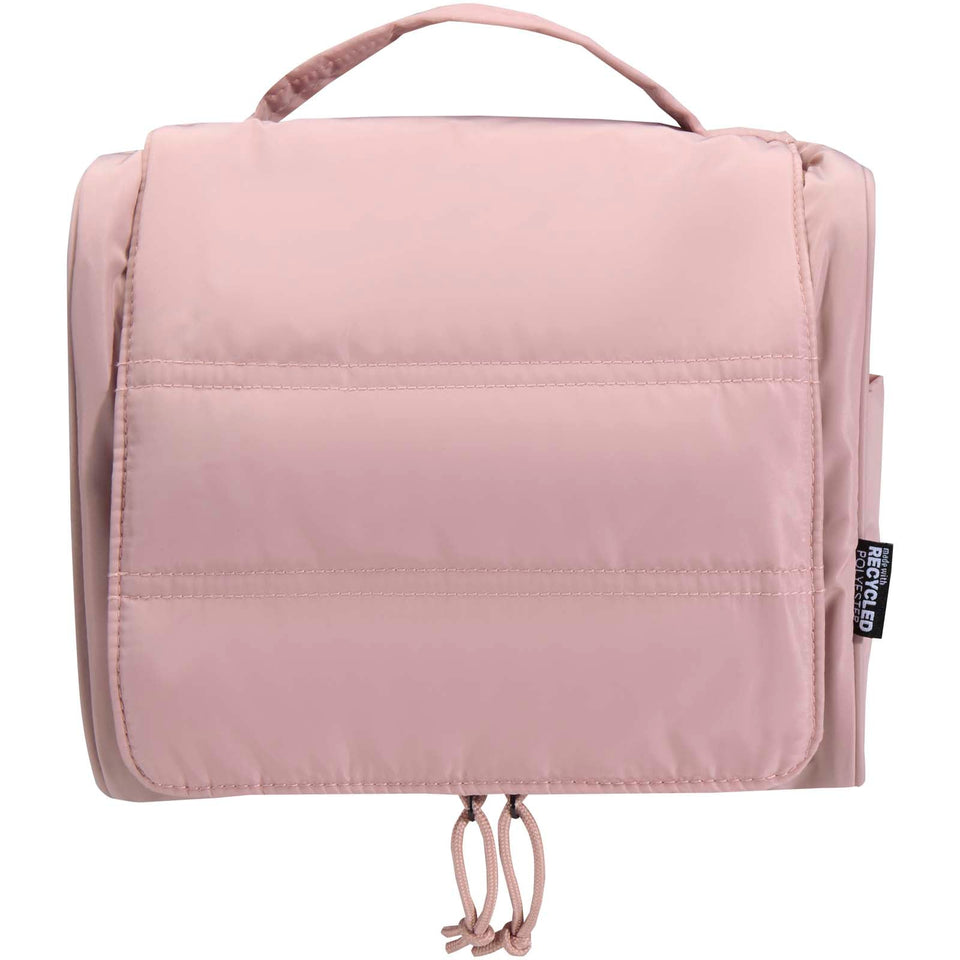 Beauty case da appendere in materiale riciclato certificato GRS Puffer - 8L personalizzato con logo - Pubblienne