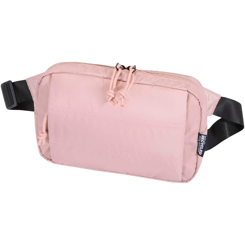 Marsupio in tessuto riciclato certificato GRS Puffer - 1,5L personalizzato con logo - Pubblienne