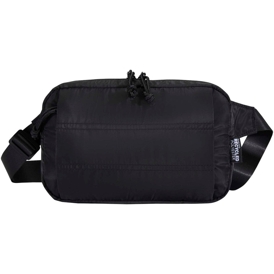Marsupio in tessuto riciclato certificato GRS Puffer - 1,5L personalizzato con logo - Pubblienne