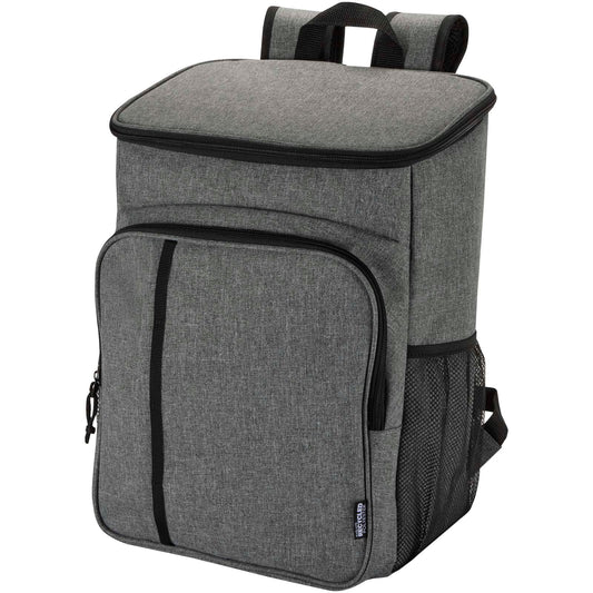 Zaino termico per picnic in materiale riciclato certificato GRS con set di posate Tundra - 20L personalizzato con logo - Pubblienne