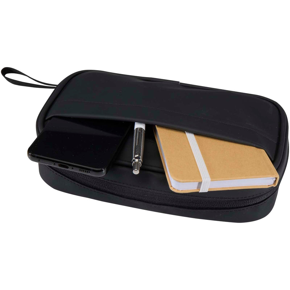 Custodia per accessori tecnologici in materiale riciclato certificato GRS Resi Plus - 1L personalizzato con logo - Pubblienne