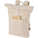 Zaino rolltop per portatile da 14" in materiale riciclato Recanvas - 16L personalizzato con logo - Pubblienne