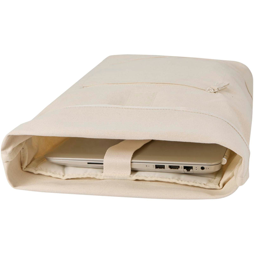 Zaino rolltop per portatile da 14" in materiale riciclato Recanvas - 16L personalizzato con logo - Pubblienne