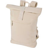 Zaino rolltop per portatile da 14" in materiale riciclato Recanvas - 16L personalizzato con logo - Pubblienne