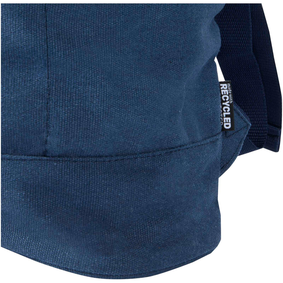 Zaino rolltop per portatile da 14" in materiale riciclato Recanvas - 16L personalizzato con logo - Pubblienne