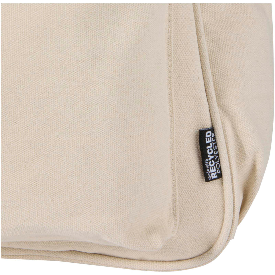 Zaino da città per portatile da 15,6" in materiale riciclato certificato GRS Recanvas - 16L personalizzato con logo - Pubblienne