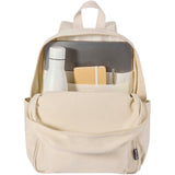 Zaino da città per portatile da 15,6" in materiale riciclato certificato GRS Recanvas - 16L personalizzato con logo - Pubblienne