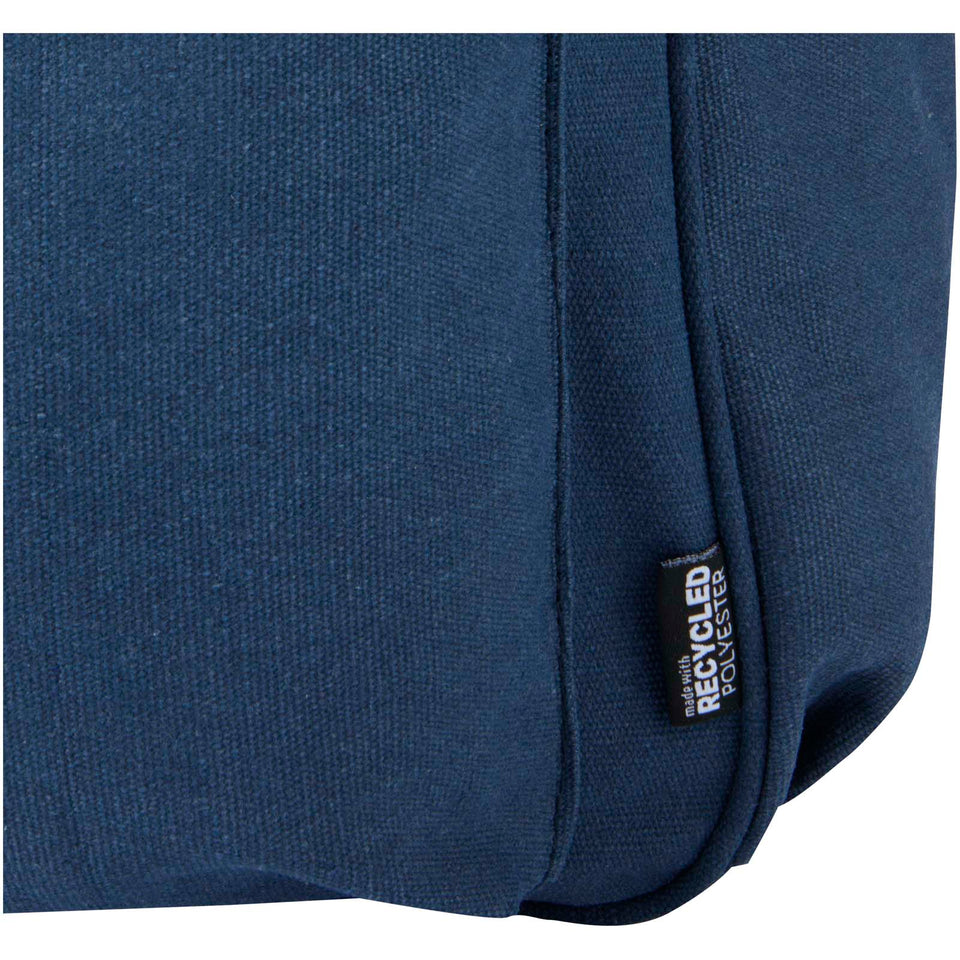 Zaino da città per portatile da 15,6" in materiale riciclato certificato GRS Recanvas - 16L personalizzato con logo - Pubblienne