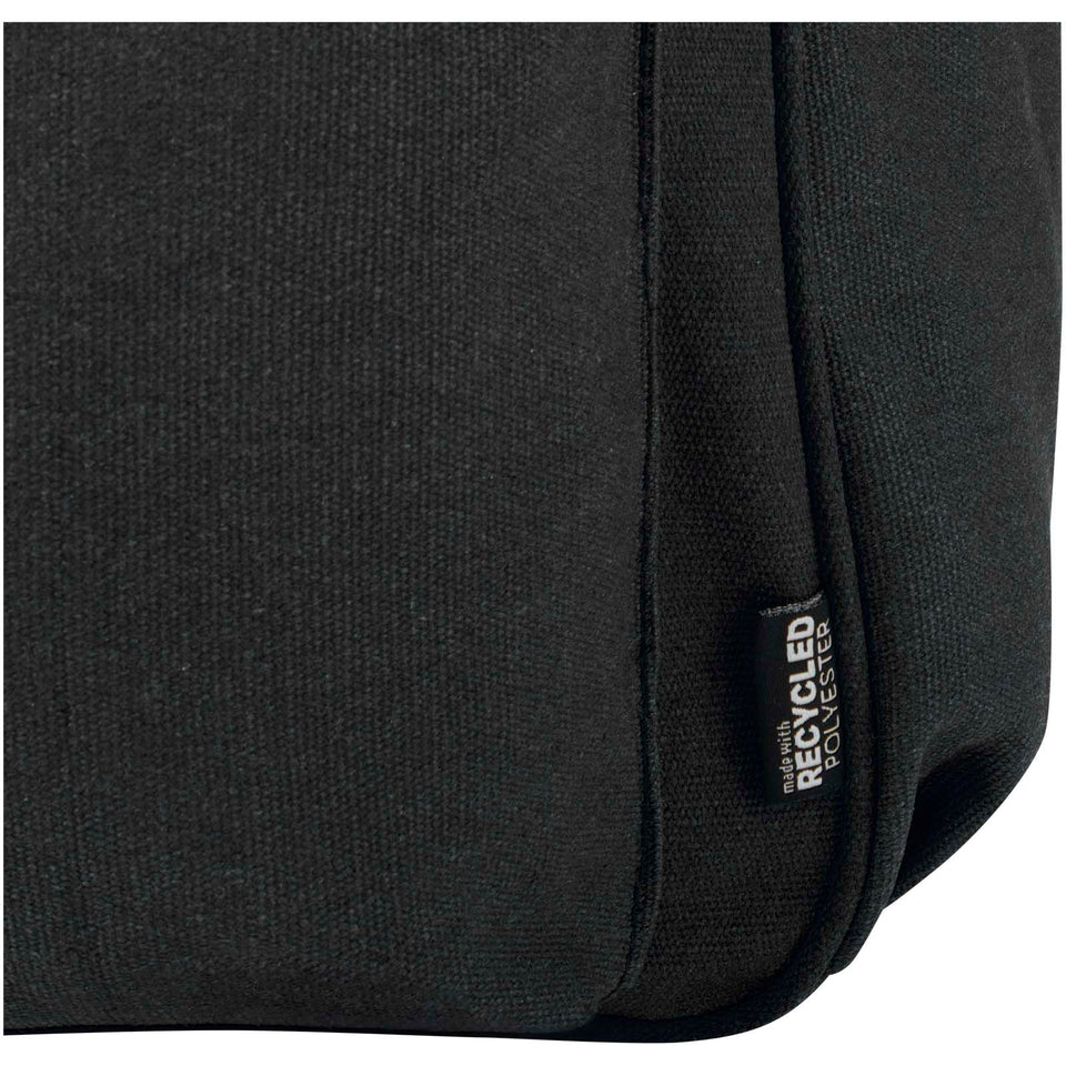 Zaino da città per portatile da 15,6" in materiale riciclato certificato GRS Recanvas - 16L personalizzato con logo - Pubblienne