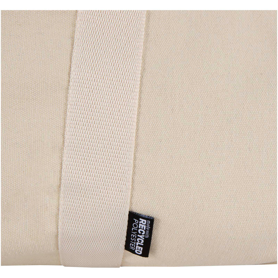 Borsone in materiale riciclato certificato GRS Recanvas - 40L personalizzato con logo - Pubblienne