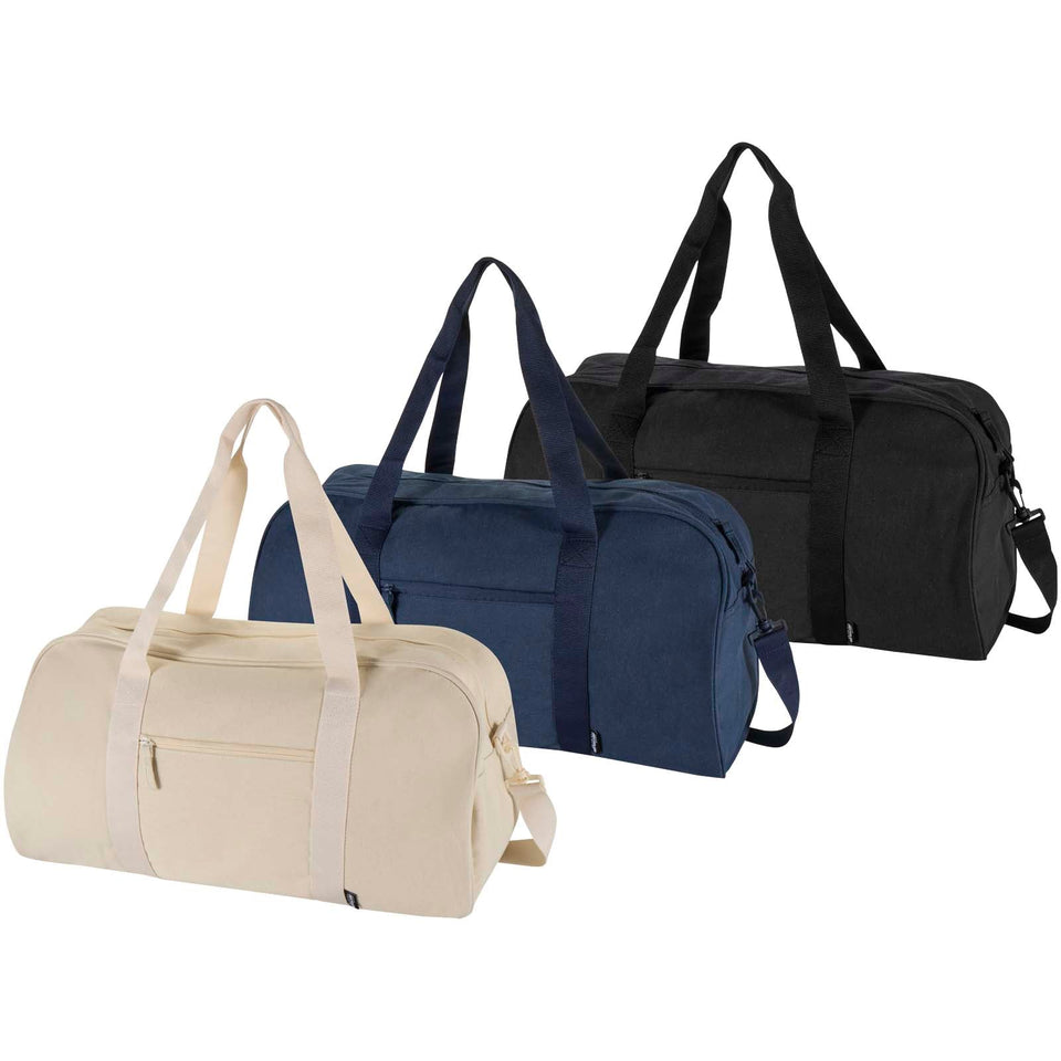 Borsone in materiale riciclato certificato GRS Recanvas - 40L personalizzato con logo - Pubblienne