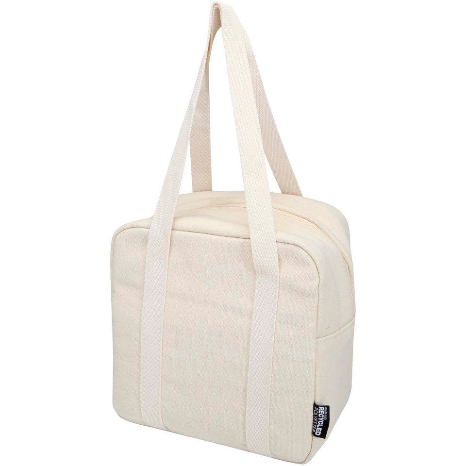 Borsa termica portapranzo in materiale riciclato certificato GRS Recanvas - 5L personalizzato con logo - Pubblienne