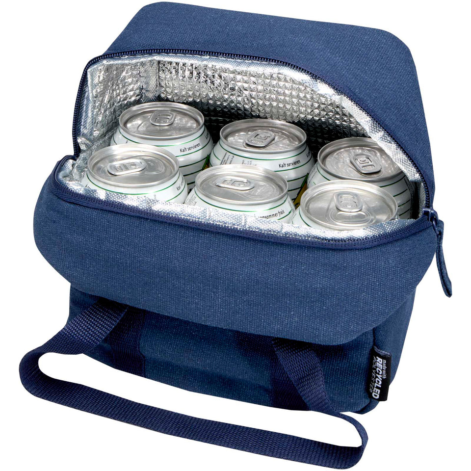 Borsa termica portapranzo in materiale riciclato certificato GRS Recanvas - 5L personalizzato con logo - Pubblienne