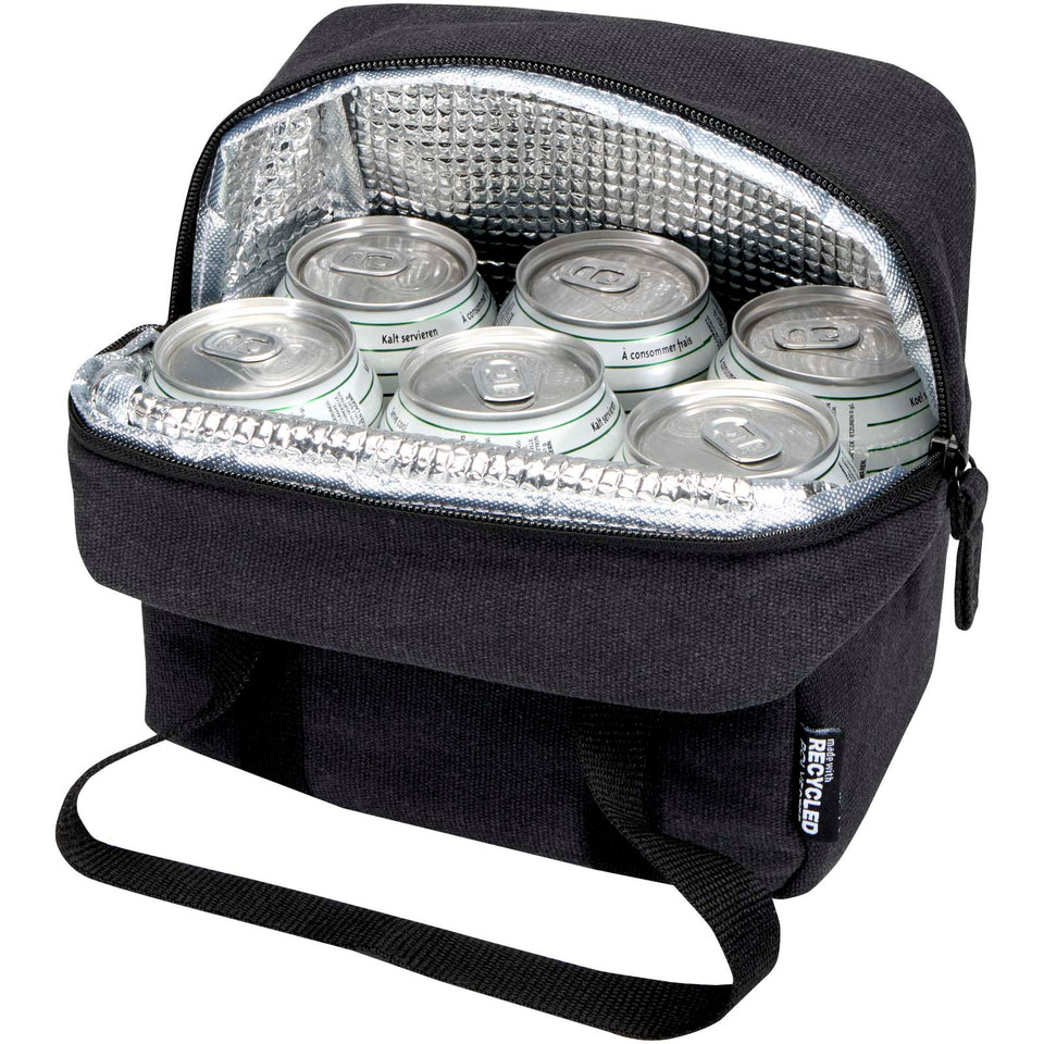Borsa termica portapranzo in materiale riciclato certificato GRS Recanvas - 5L personalizzato con logo - Pubblienne