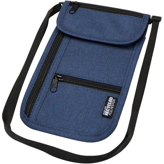 Custodia da viaggio smart in tessuto riciclato certificato GRS Ross personalizzato con logo - Pubblienne