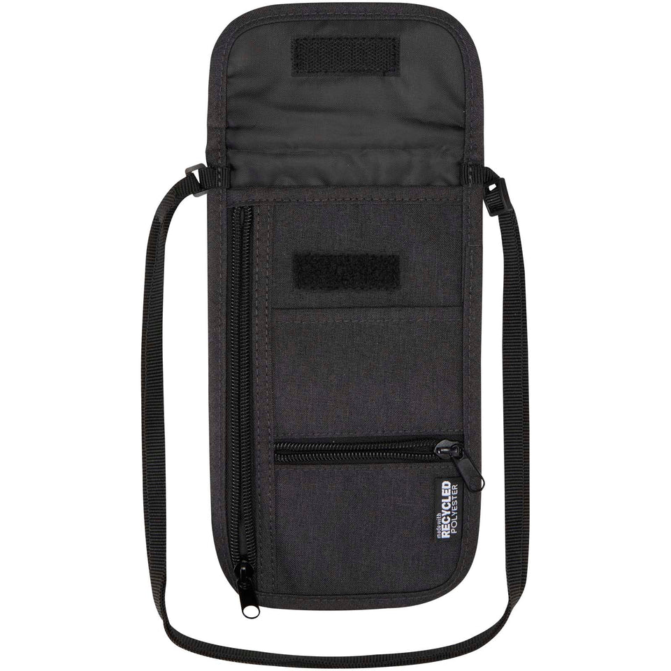 Custodia da viaggio smart in tessuto riciclato certificato GRS Ross personalizzato con logo - Pubblienne