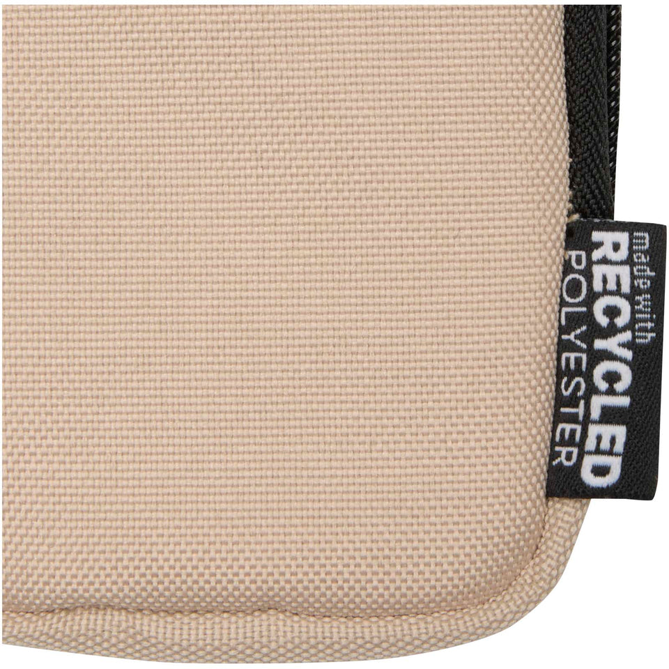 Marsupio di piccole dimensioni in materiale riciclato certificato GRS  Byron Clip & Go - 0,2L personalizzato con logo - Pubblienne