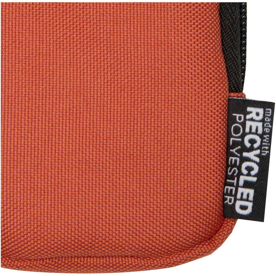 Marsupio di piccole dimensioni in materiale riciclato certificato GRS  Byron Clip & Go - 0,2L personalizzato con logo - Pubblienne