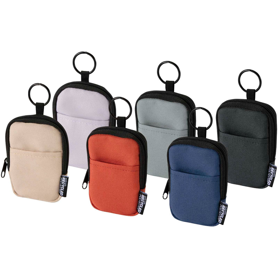 Marsupio di piccole dimensioni in materiale riciclato certificato GRS  Byron Clip & Go - 0,2L personalizzato con logo - Pubblienne