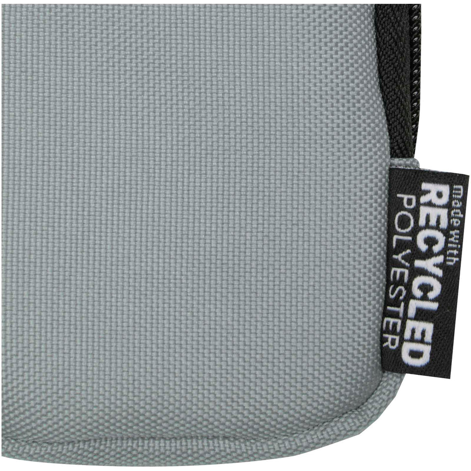 Marsupio di piccole dimensioni in materiale riciclato certificato GRS  Byron Clip & Go - 0,2L personalizzato con logo - Pubblienne