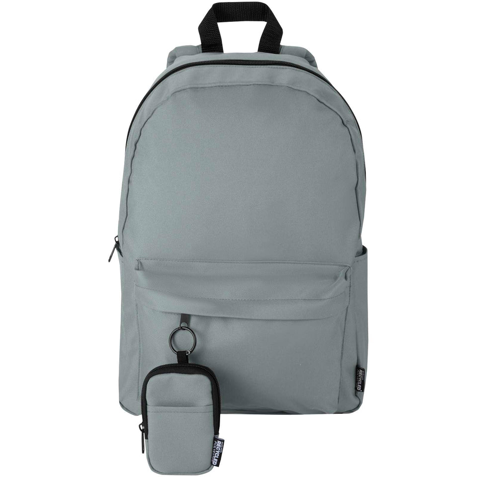 Marsupio di piccole dimensioni in materiale riciclato certificato GRS  Byron Clip & Go - 0,2L personalizzato con logo - Pubblienne