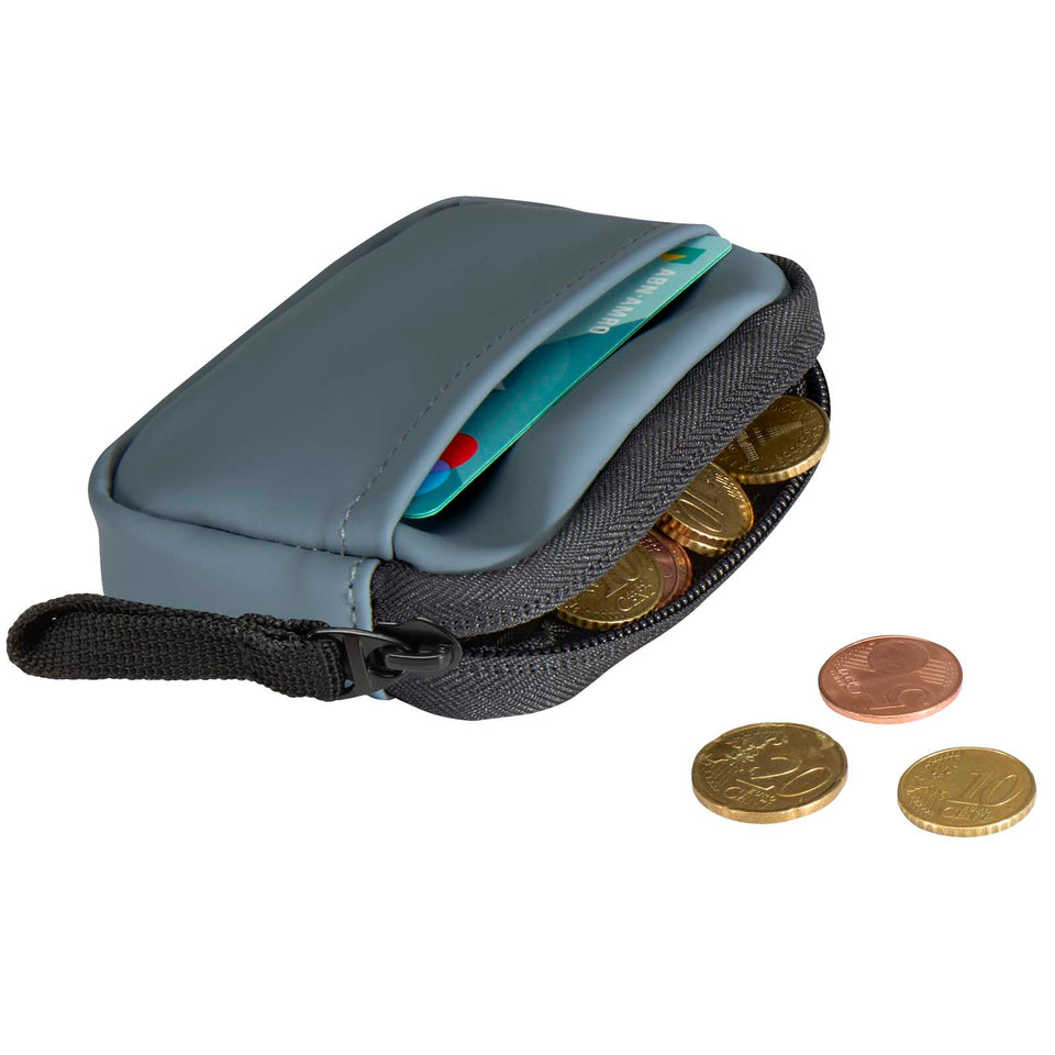 Portafoglio in materiale riciclato certificato GRS Resi Plus personalizzato con logo - Pubblienne
