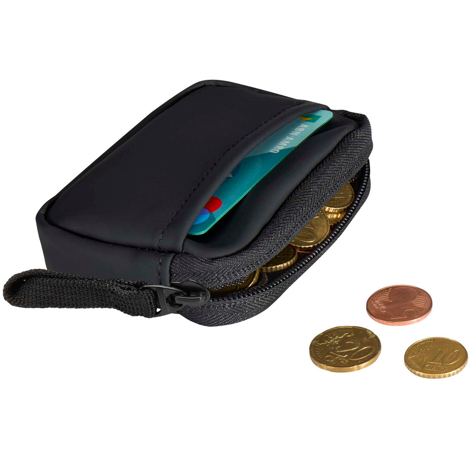 Portafoglio in materiale riciclato certificato GRS Resi Plus personalizzato con logo - Pubblienne