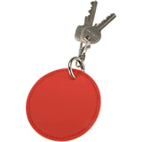 Portachiavi con charm a forma rotonda in materiale riciclato certificato GRS Resi Plus personalizzato con logo - Pubblienne