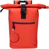 Portachiavi con charm a forma rotonda in materiale riciclato certificato GRS Resi Plus personalizzato con logo - Pubblienne