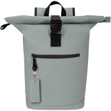 Portachiavi con charm a forma rettangolare in materiale riciclato certificato GRS Resi Plus personalizzato con logo - Pubblienne